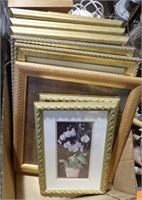 8 FRAMED ART W/ 2 FRAMES