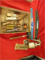 Assorted tool lot.