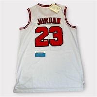 Authentic Michael Jordan Signed NBA Jersey +Tags