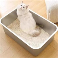 Steel Cats Litter Box (14.17'*10.63'*2.76')