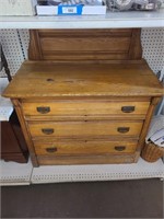 Vintage Wood Dresser 41x20x44"