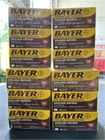 Seven Bauer Aspirin 3 packs 50 tablets a bottle