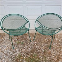 Pair of Mid-Century Style Patio Chairs