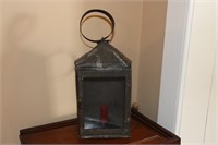 Punched Tin Candle Style Lantern