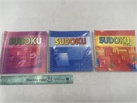 NEW Lot of 3- Sudoku Books
