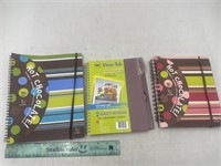NEW Lot of 3- Subject Notebooks 1&2&3 Subjects