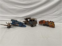Vintage Japanese tin toys