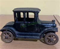 Antique cast-iron model A or Model T car,