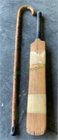Vintage English cricket bat, Gunn & Moore makers
