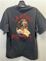 Vintage 1998 Lawdogs Relentless Shirt