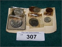 1955 Mint Coin Set. Phil,Denver,San Fran Coins