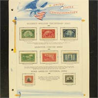 US Stamps 1924-1943 Mint Hinged Commemoratives col