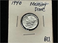 1940 Mercury Dime