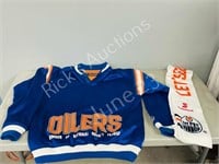 Oiler fall pull over & scarf