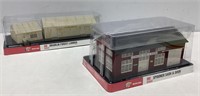 Two Walthers Built-Ups Buildings HO Scale