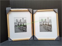 (2) 14"x18" BHG Natural Wood Picture Frames