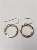 10KT GOLD EARRINGS 0.82G