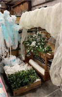 Wedding Decor: Tulle, Drapery, Greenery, Candle