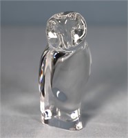 Baccarat Crystal Owl Figurine