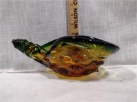 Handblown Art Glass Cased Color Murano? Bowl