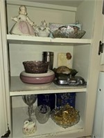 Shelf of Misc Household Decor