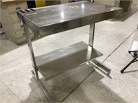 Stainless steel desk