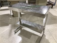 Stainless steel desk - small