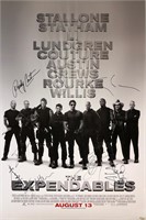 Autograph Expendables 1 Poster