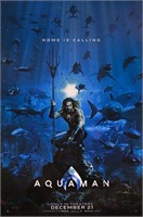 Autograph Aquaman Poster Momoa