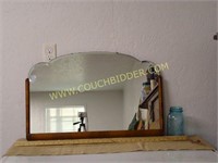 Curved Top Beveled Mirror