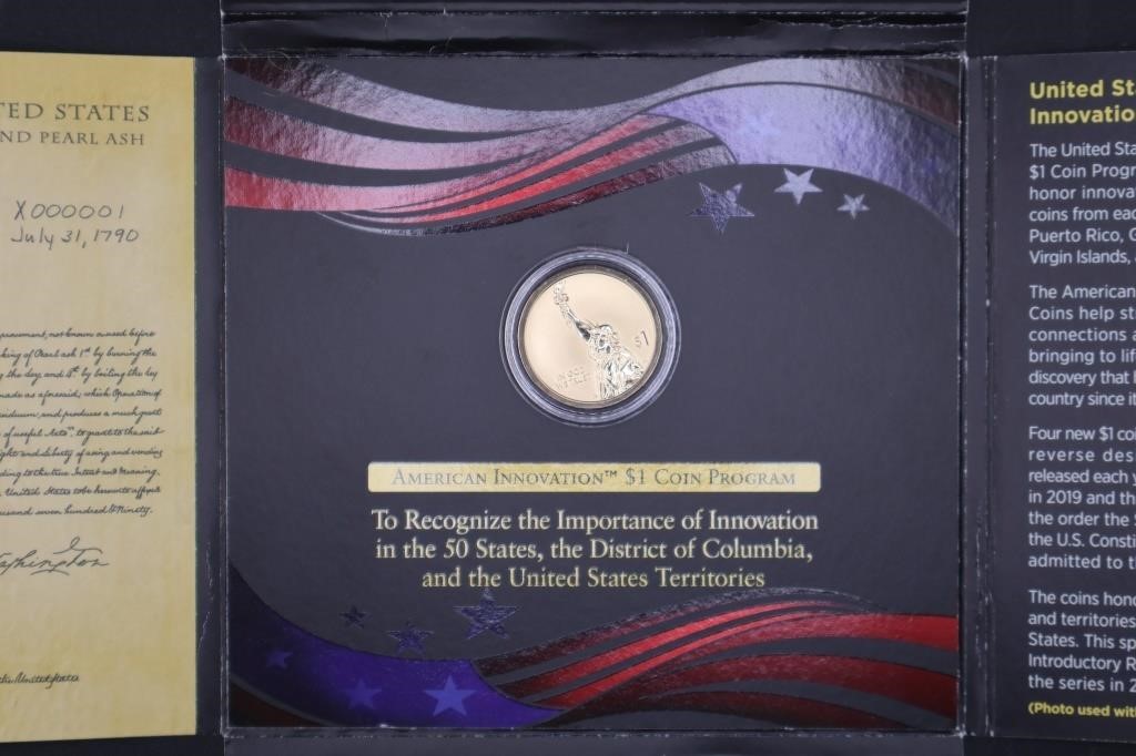 2018-S US American Innovation One Dollar Coin
