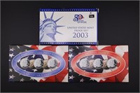 2003 US UNC Proof Set - P&D State Quarter Sets