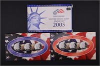 2005 US UNC Proof Set - P&D State Quarter Sets
