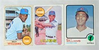 Billy Williams HOFer Topps 1968 1969 1973