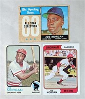 Joe Morgan HOF Topps 1968 Sporting AS 1973 1974