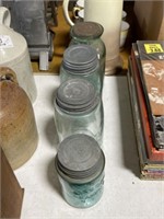4 Collectible Fruit Jars