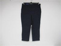 Hilary Radley Women's 10 Slim Leg Capri, Blue 10