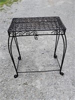 WROUGHT IRON STAND-PATIO