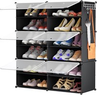 Shoe Rack Organizer  6 Tier Shoe Storage Cabinet w