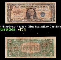 **Star Note** 1957 $1 Blue Seal Silver Certificate
