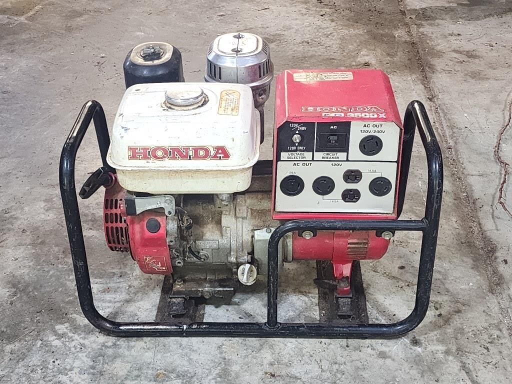 Honda 3500x gas generator