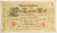 1910 Reichsbanknote $1000