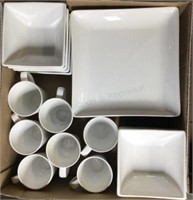 (46pc) Threshold Dinnerware Plates, Bowls