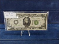 1928-B $20 Dollar Bill - Minneapolis Dist.