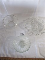 3 Glass Dishes