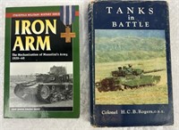 2 x Hardcover Military Tank Books