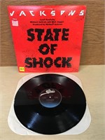 Jacksons State of Shock 12in Single 1984