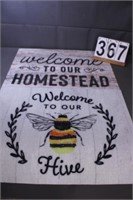 2 Welcome Mats (New) 18" X 2' Has Bee On One