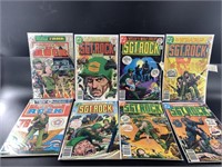 8 DC comics: Our Army at War featuring Sgt. Rock,