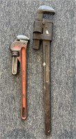18” and 22” Pipe Wrenches